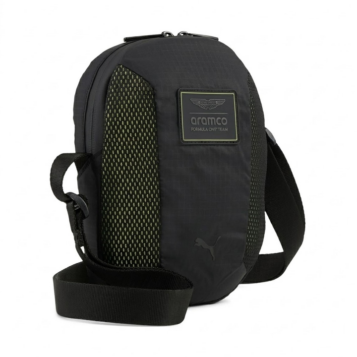 Bolsa Puma Aston Martin F1 Portable Bag Hombre Negro Caballero