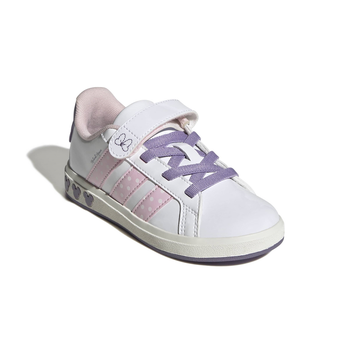 Tenis Adidas Grand Court Minnie Niña Blanco Casual Infantil T16-22, foto 2 de 10
