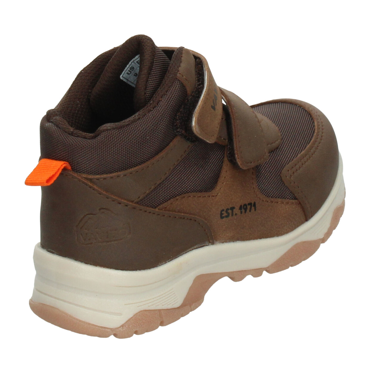 Bota Vavito Niño Café Casual Cintas Adhesivas Infantil T18-22, foto 3 de 10