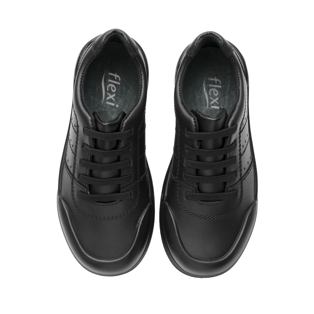 Zapato Flexi Niño Negro Escolar Cintas Infantil T17-22, foto 8 de 10