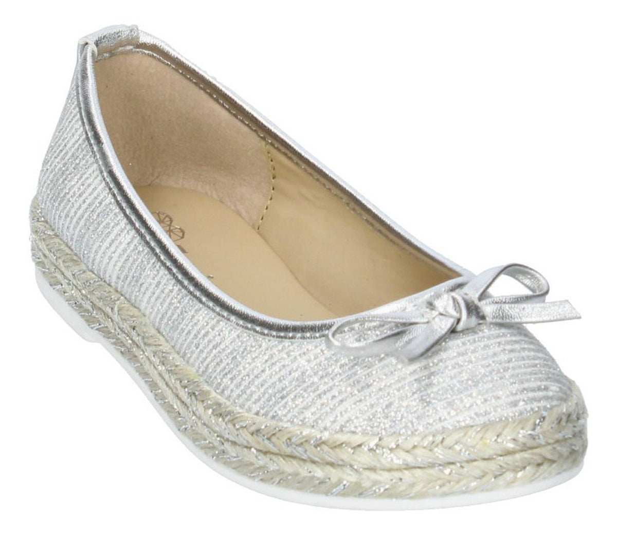 Balerina Flat Tropicana Para Niña 95007 Plata [tro851], foto 3 de 6