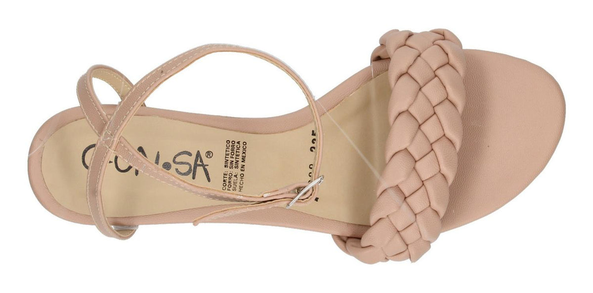 Sandalias De Fiesta Gonsa Para Mujer 628 Beige [gns129], foto 8 de 10
