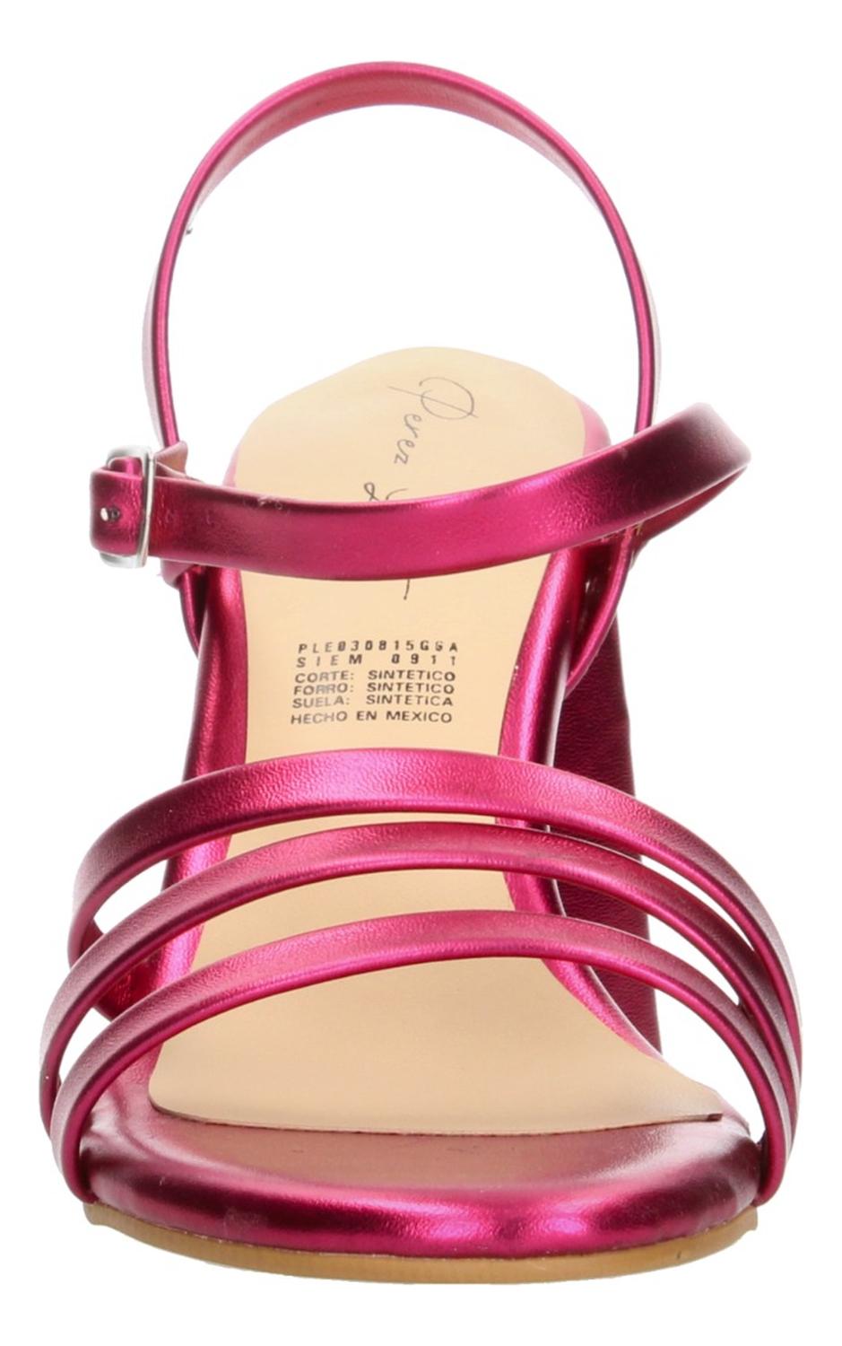 Sandalias De Fiesta Perez Lete Fucsia Para Mujer [plt337], foto 7 de 10