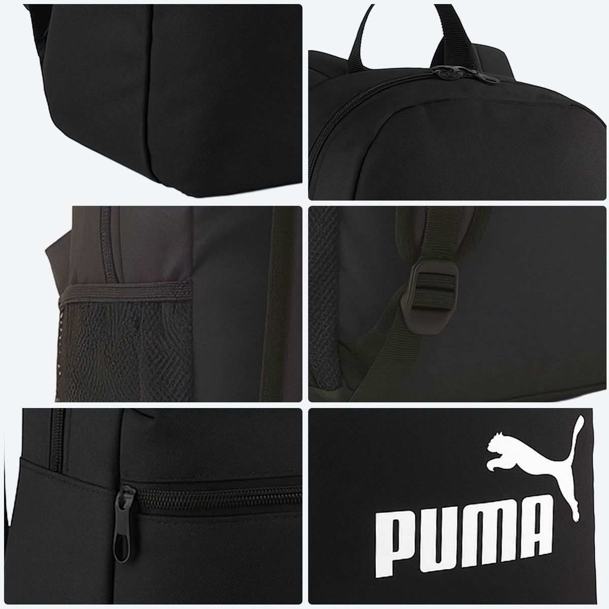 Mochila Puma Phase Niños Niñas Negra Escolar Infantil 13Lt, foto 9 de 10