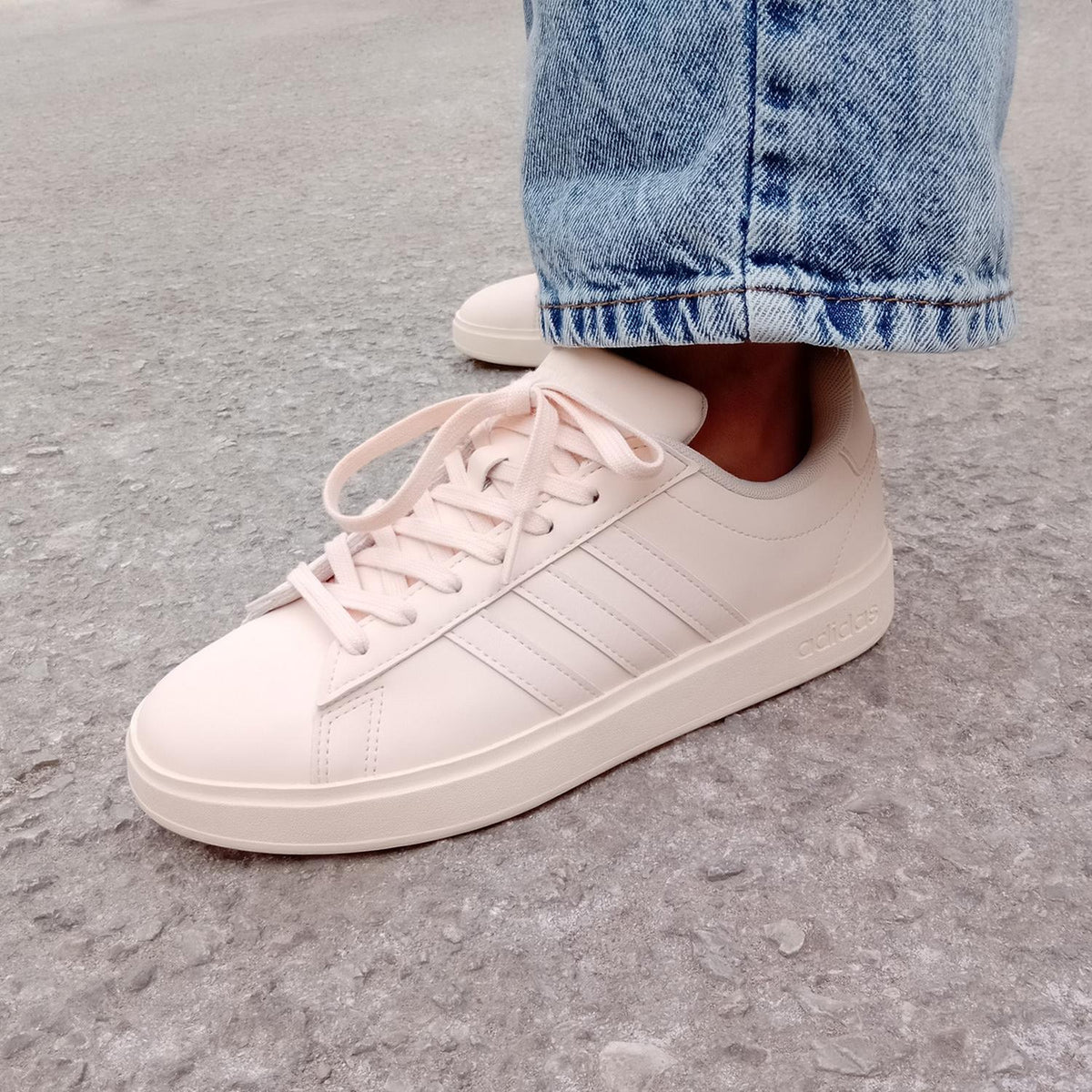 Tenis Casual adidas Grand Court 2.0 Color Beige Mujer Dama, foto 3 de 7