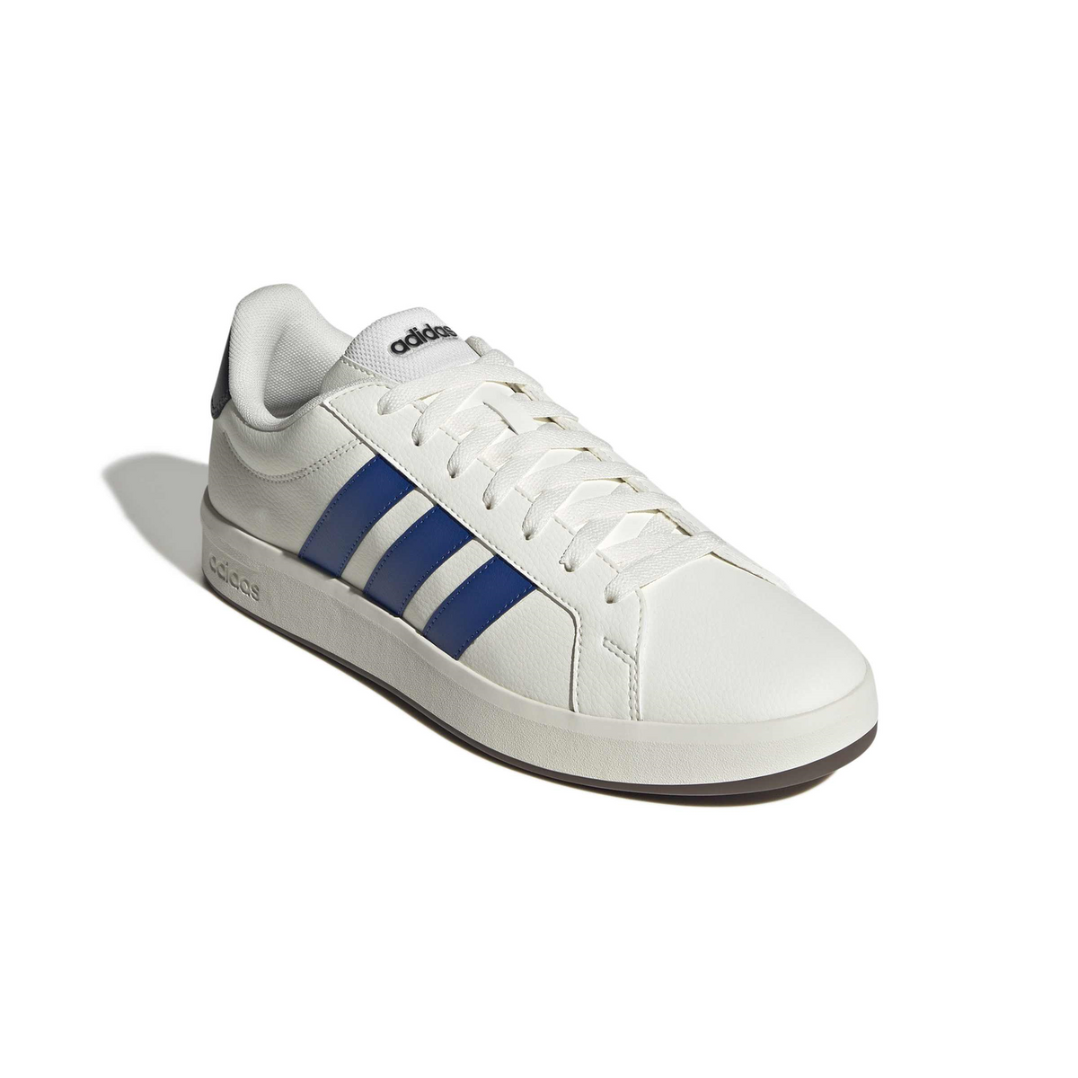 Tenis Adidas Grand Court Base 3.0 Hombre Blanco Casual Cinta Caballero, foto 3 de 10