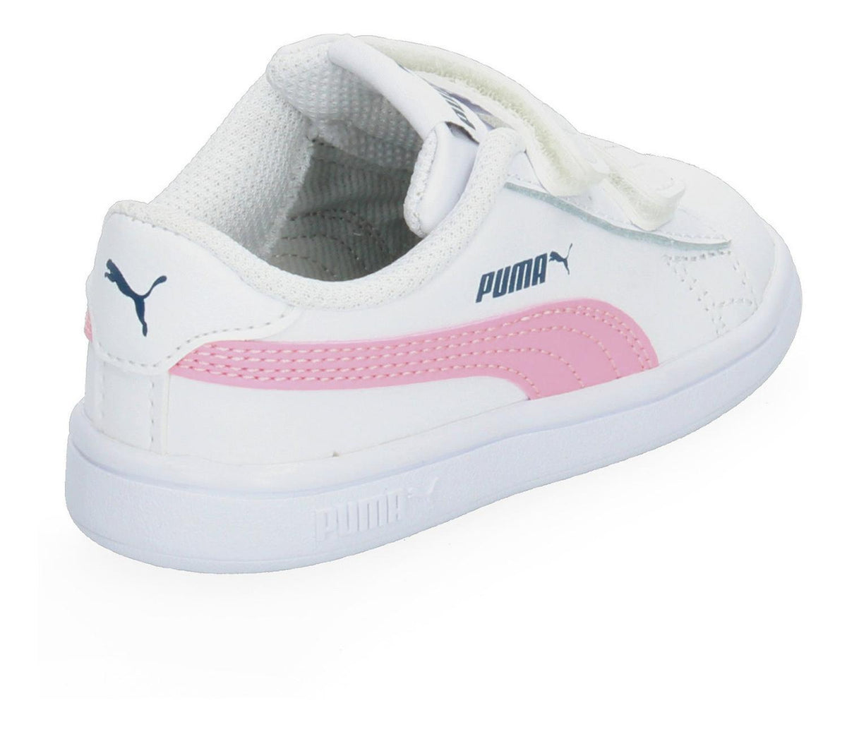 Tenis Puma Smash V2 Blanco Para Niña [pum649], foto 4 de 9
