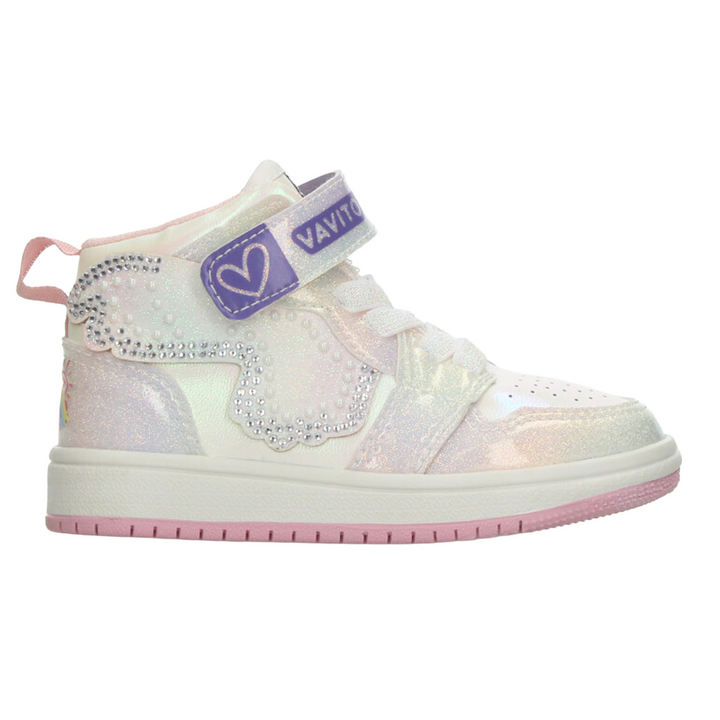 Tenis Vavito Niña Blanco Casual Infantil T18-22