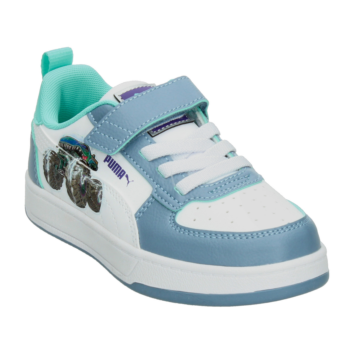 Tenis Puma Hot Wheels Niño Blanco Casual Infantil T16-22, foto 4 de 10