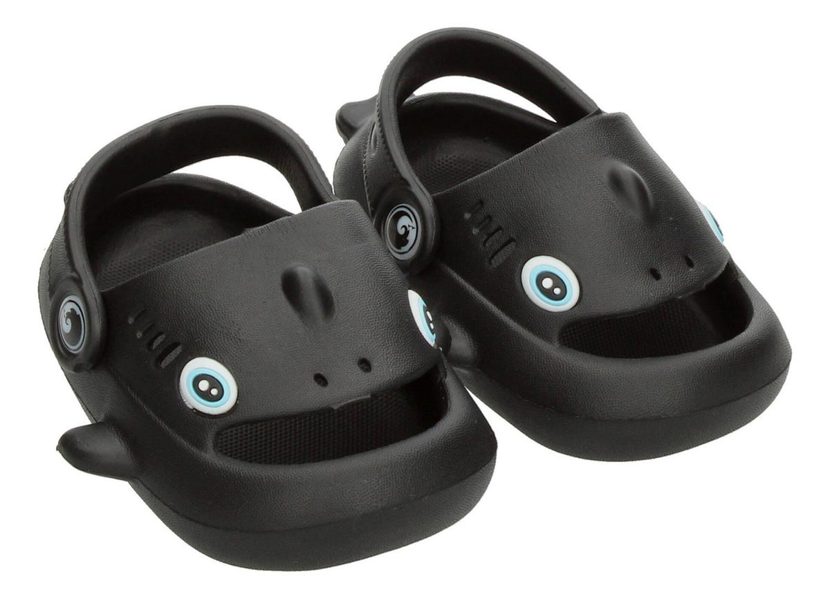 Sandalias De Tiburón Negro Para Niño [hul43], foto 3 de 10