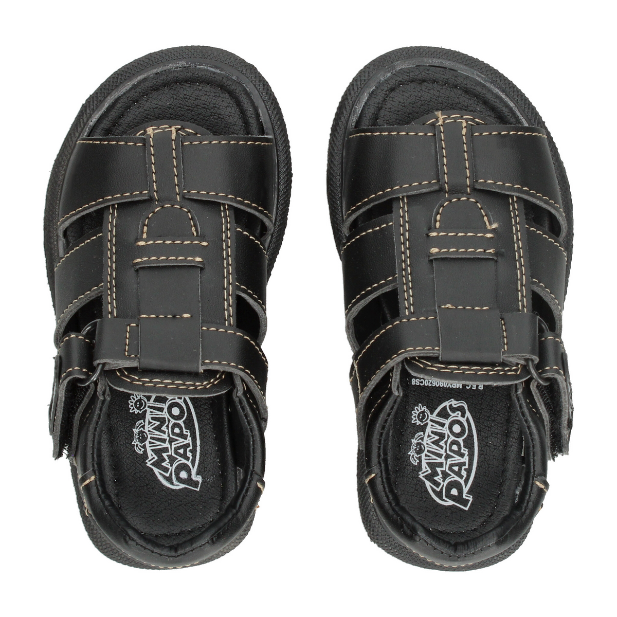 Sandalias Minipapos Negro para Niño T18-22 [MNP334], foto 10 de 10