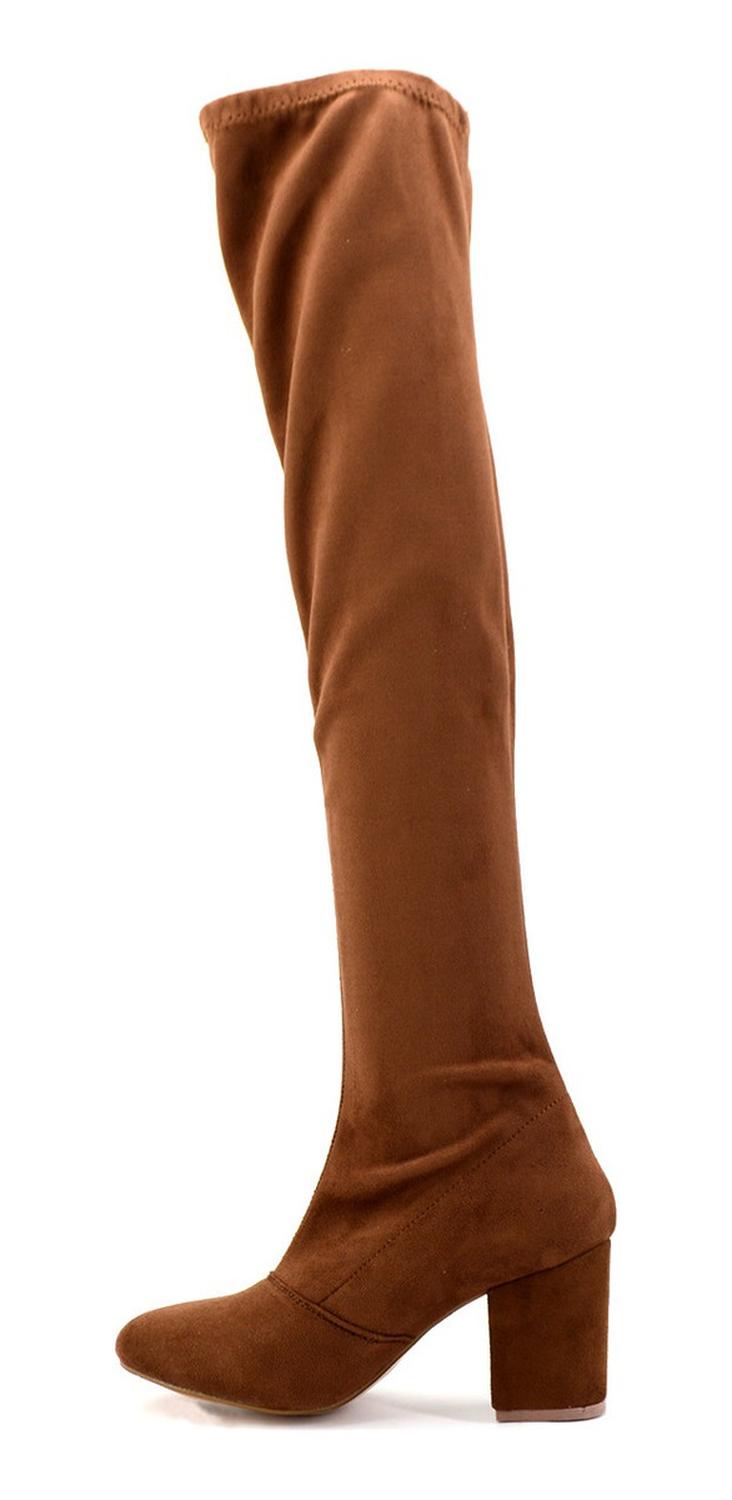 Bota Long Beach Para Mujer 7512 Cafe [lbe47], foto 2 de 6