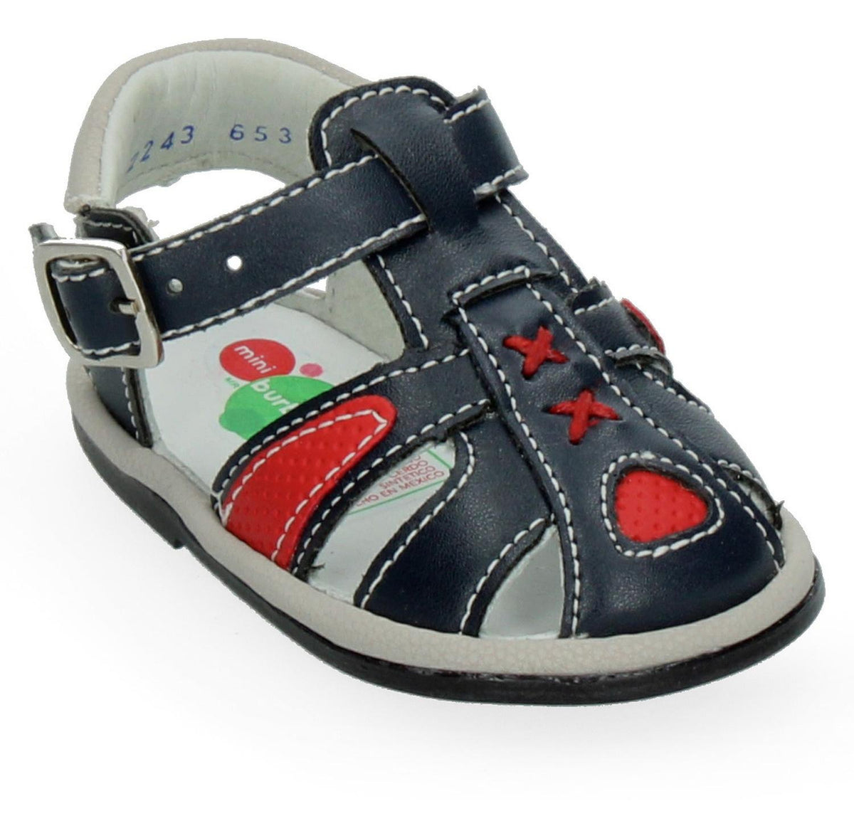 Sandalias Mini Burbujas Para Niño 12-243-s68 Azul Marino [mn, foto 5 de 10