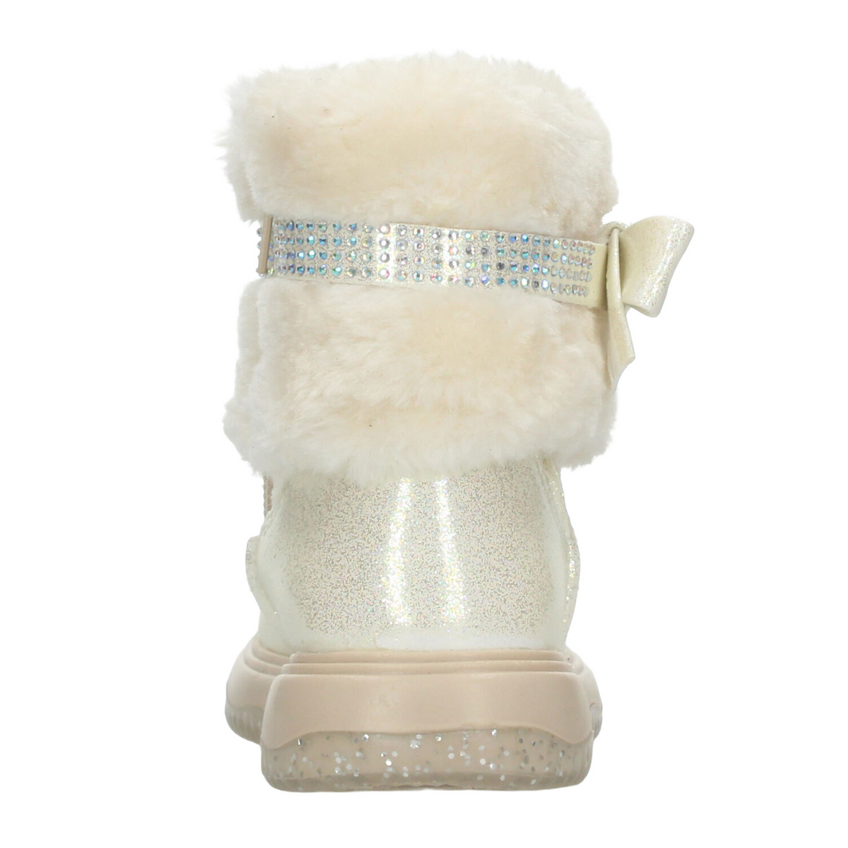 Bota Paressi Niña Crema Casual Peluche Infantil T15-18, foto 7 de 10
