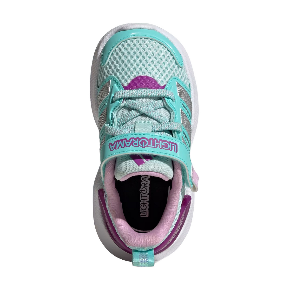 Tenis Adidas Lighorama Niña Azul Led Bebé Infantil T11-16, foto 7 de 10
