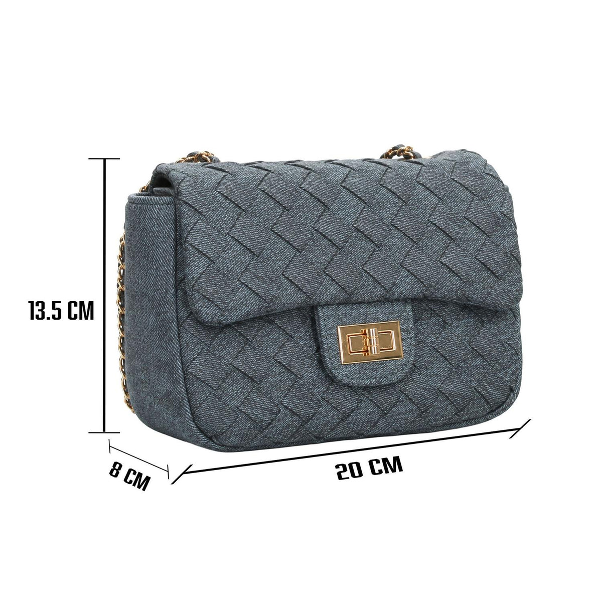 Bolsa Felianna Dama Azul Casual Para Mujer, foto 6 de 10