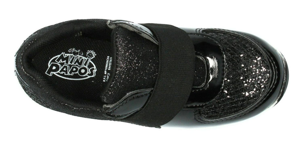 Tenis Minipapos Para Niña 57325-1 Negro [mnp202], foto 5 de 6