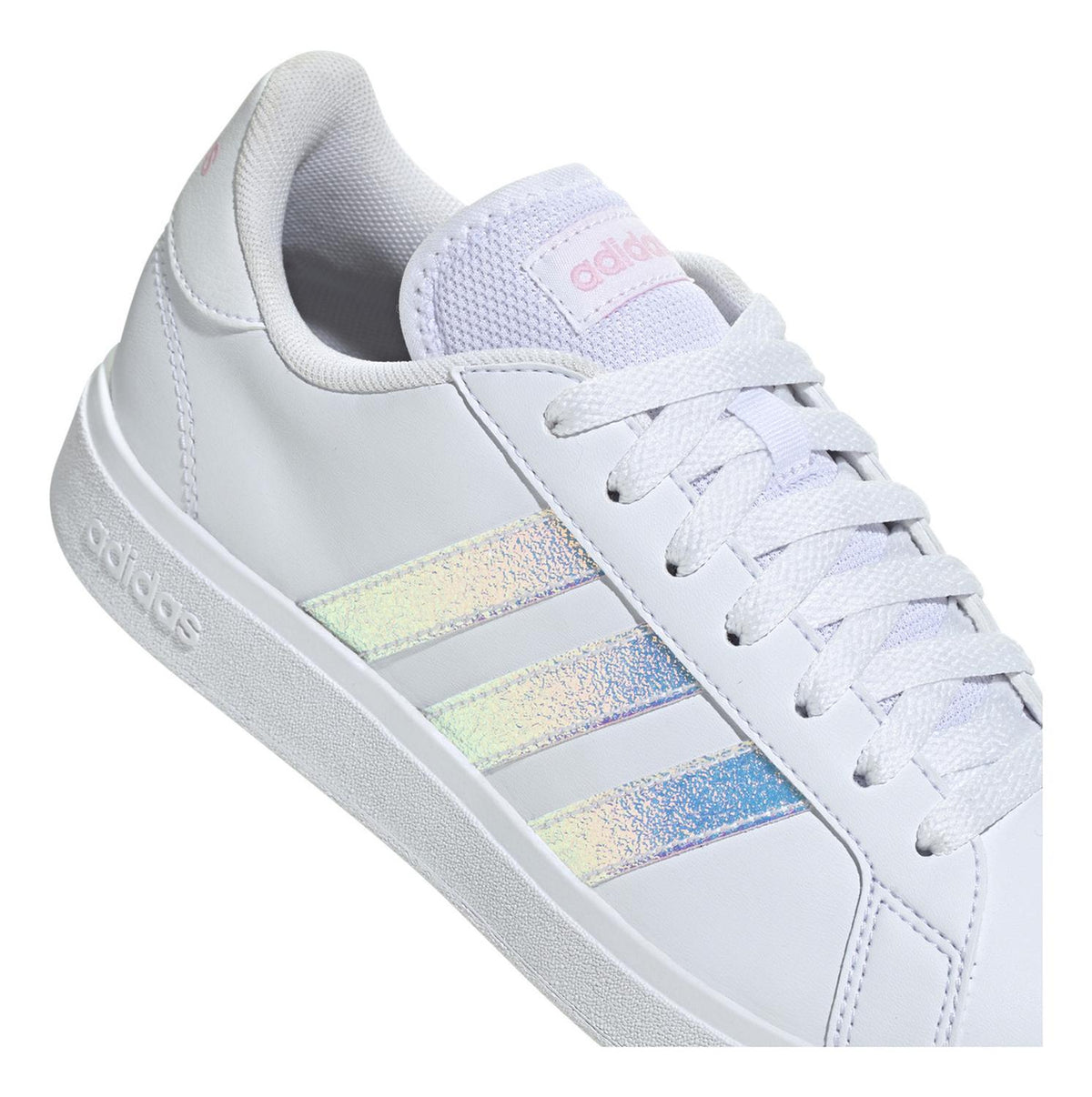 Tenis Blanco Mujer adidas Grand Court Base 2.0 Brillo Casual Original Agujetas Ajustables Para Dama, foto 5 de 10