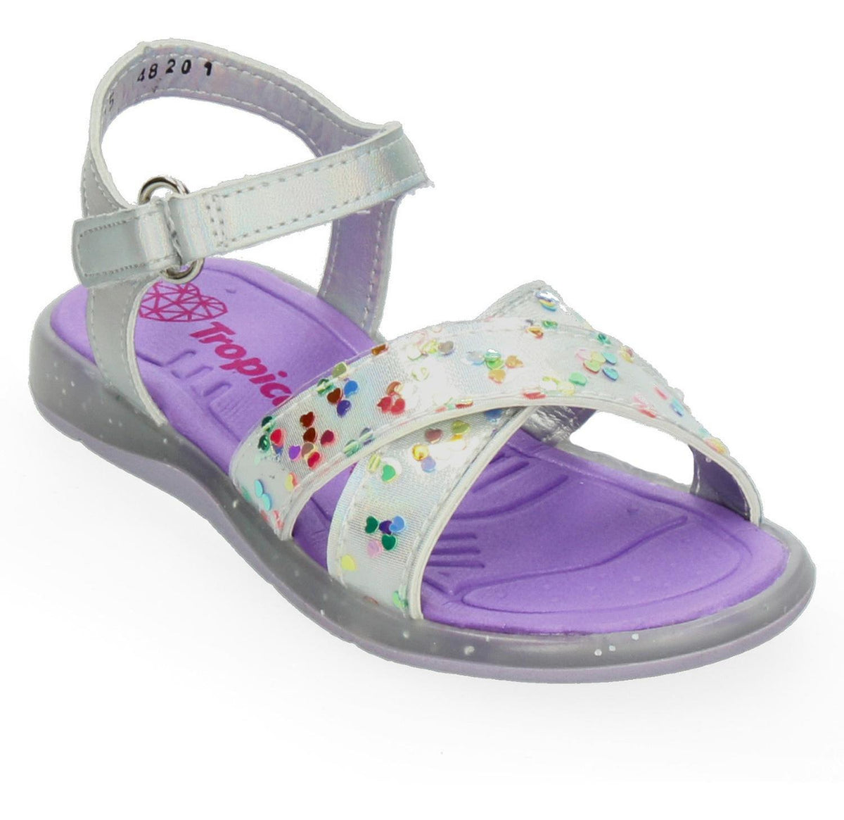 Sandalias Tropicana Para Niña 48201 Plateado [tro1229], foto 4 de 7