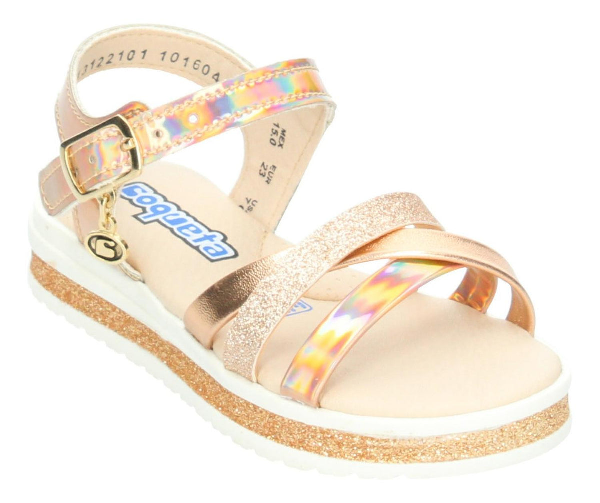 Sandalias Coqueta Para Niña 101604-v Dorado [cta931], foto 6 de 10