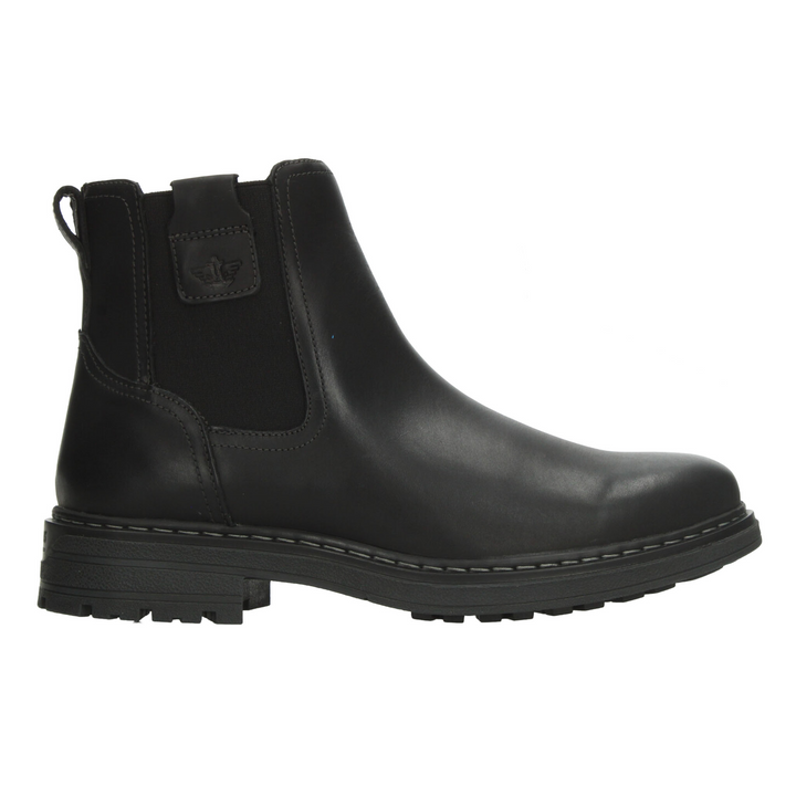 Bota Dockers Hombre Negro Casual Chelsea Cómodo Caballero