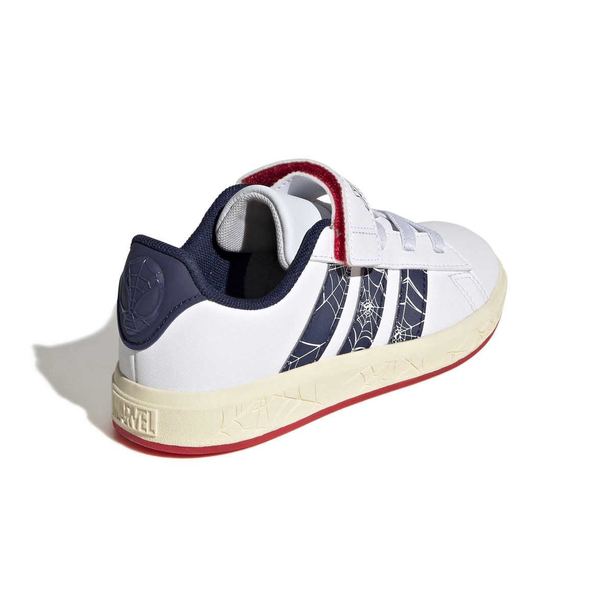 Tenis Adidas Grand Court Niño Blanco Spider-man Hombre Araña Infantil T17-22, foto 9 de 10