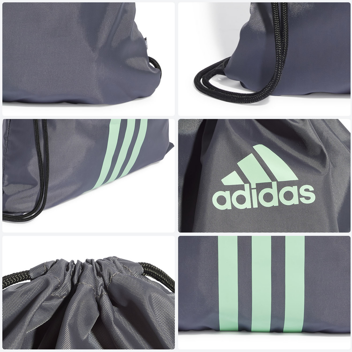 Bolsa Adidas Power Gris Deportivo Hombre Mujer, foto 3 de 10