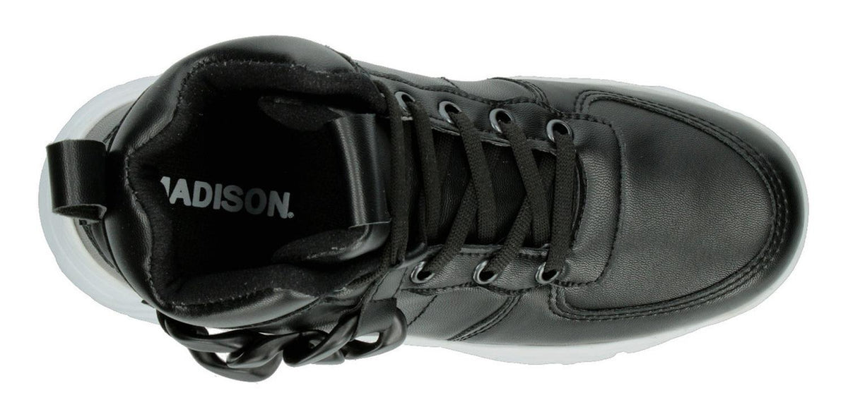 Tenis Bota Con Plataforma Negro Para Mujer [mad24], foto 9 de 11