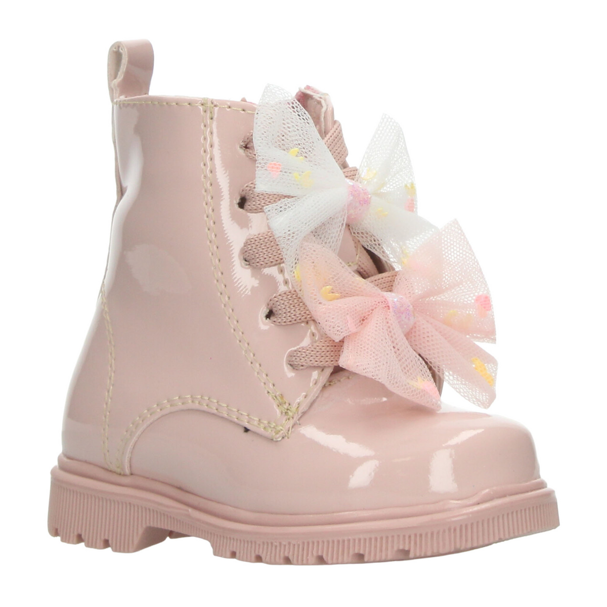 Bota Yuyin Niña Rosa Casual Moños Infantil T15-18, foto 2 de 10
