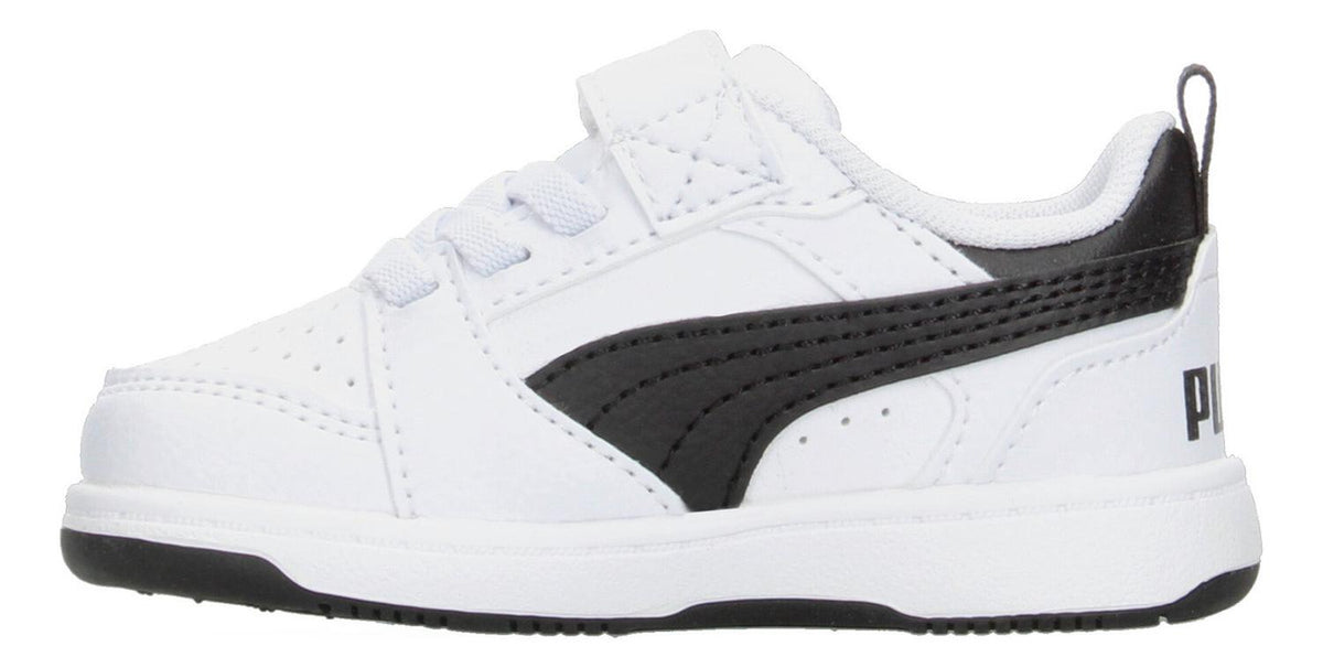 Tenis Puma Rebound V6 Blanco Cintas Elasticas Y Velcro Niño, foto 5 de 7