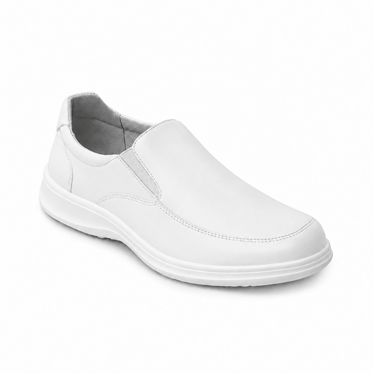 Zapato Flexi Kaiser Hombre Blanco De Servicio Slip On Casual Caballero, foto 10 de 10