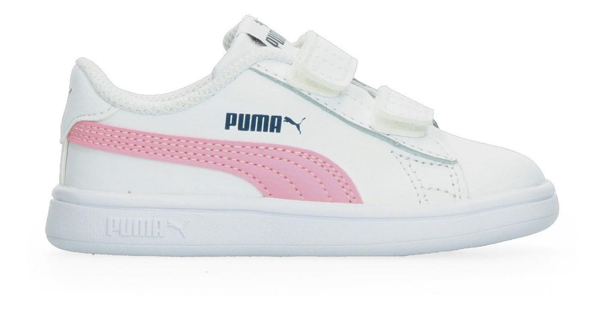 Tenis Puma Smash V2 Blanco Para Niña [pum649], foto 1 de 9