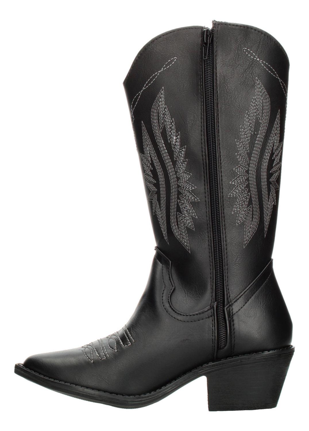Bota Maquech Negro Para Mujer [mqe4], foto 3 de 9