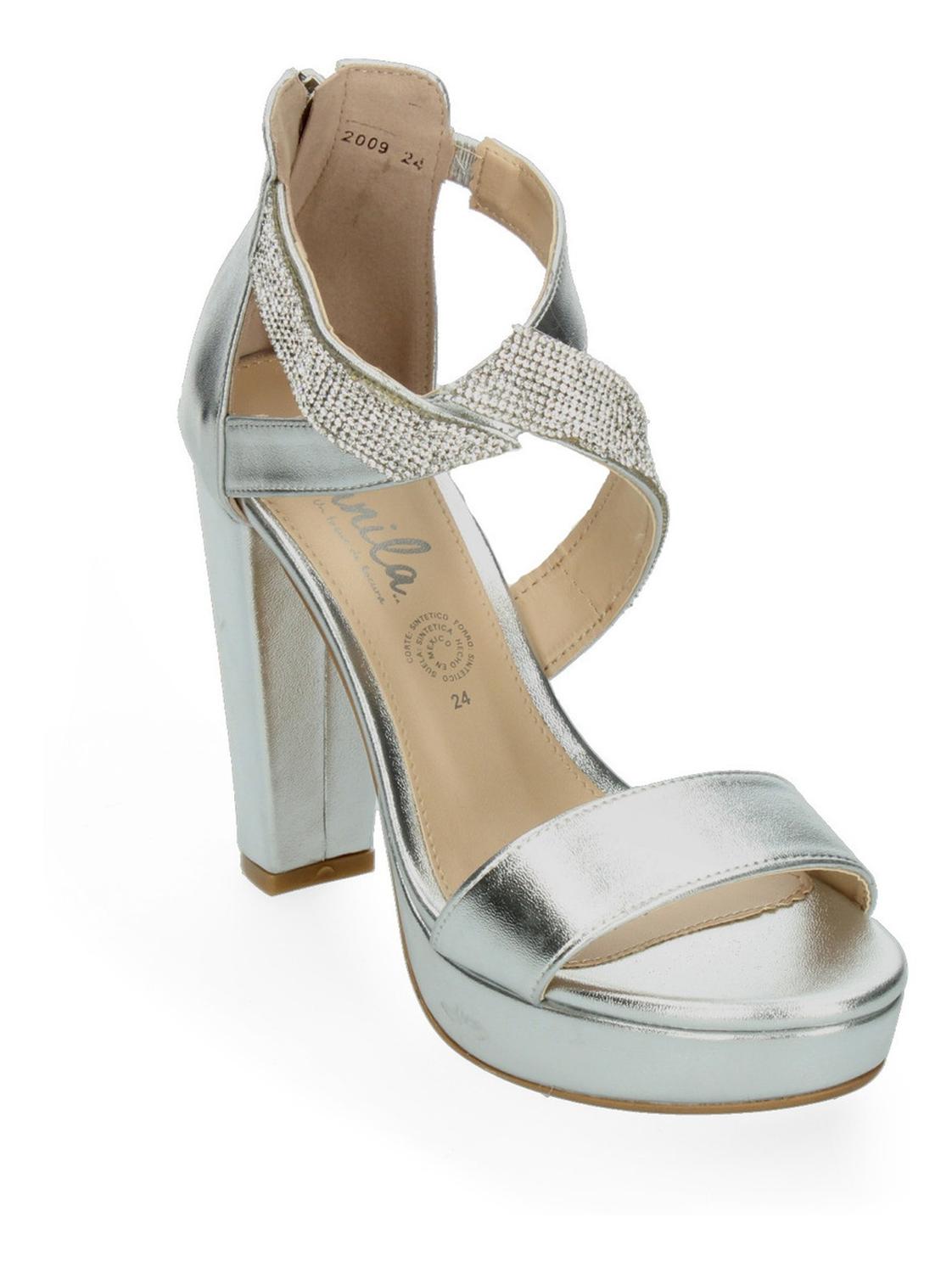 Zapatillas Manila Para Mujer M-2009 Plateado [mla335], foto 5 de 10