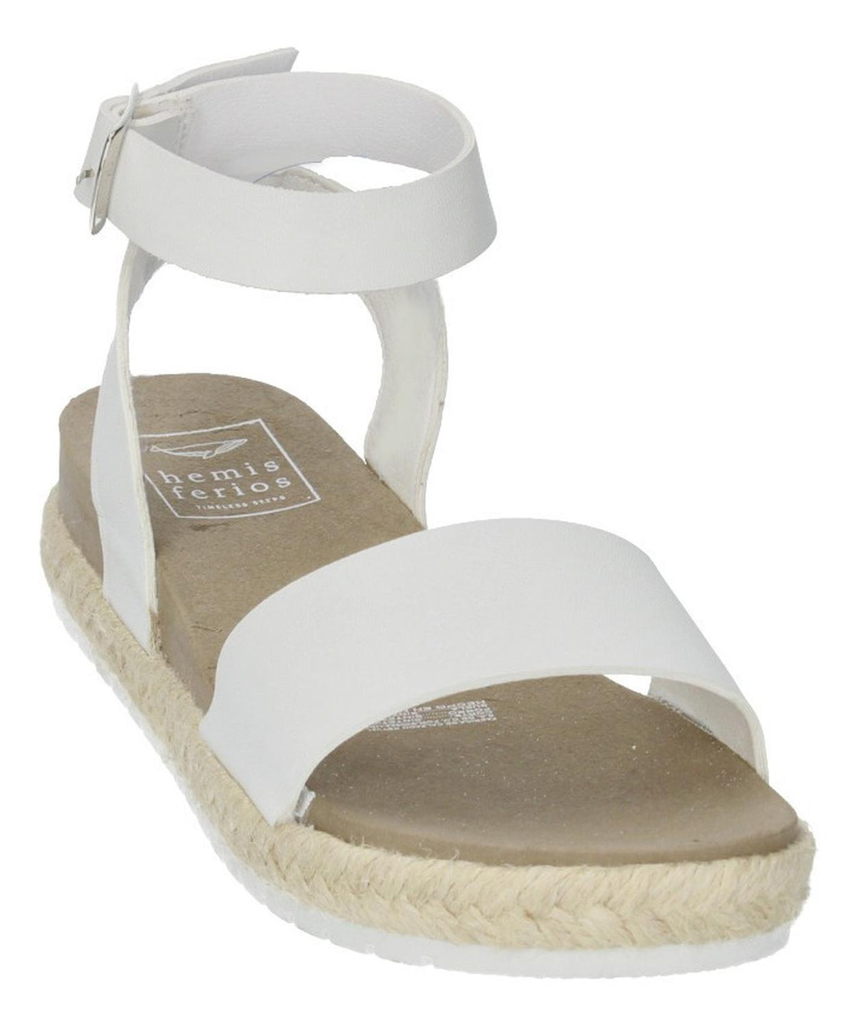 Sandalias Hemisferios Para Mujer 28702-1-a Blanco [hmf12], foto 3 de 6