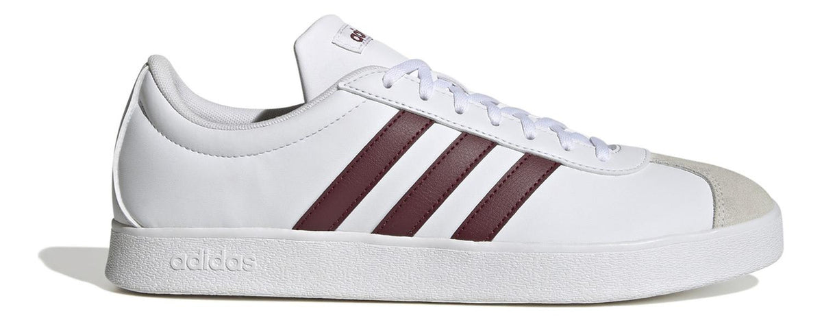 Tenis Hombre adidas Vl Court Base Color Blanco Rojo Gris Cintas Originales Casuales Ajuste Clásico S, foto 9 de 10