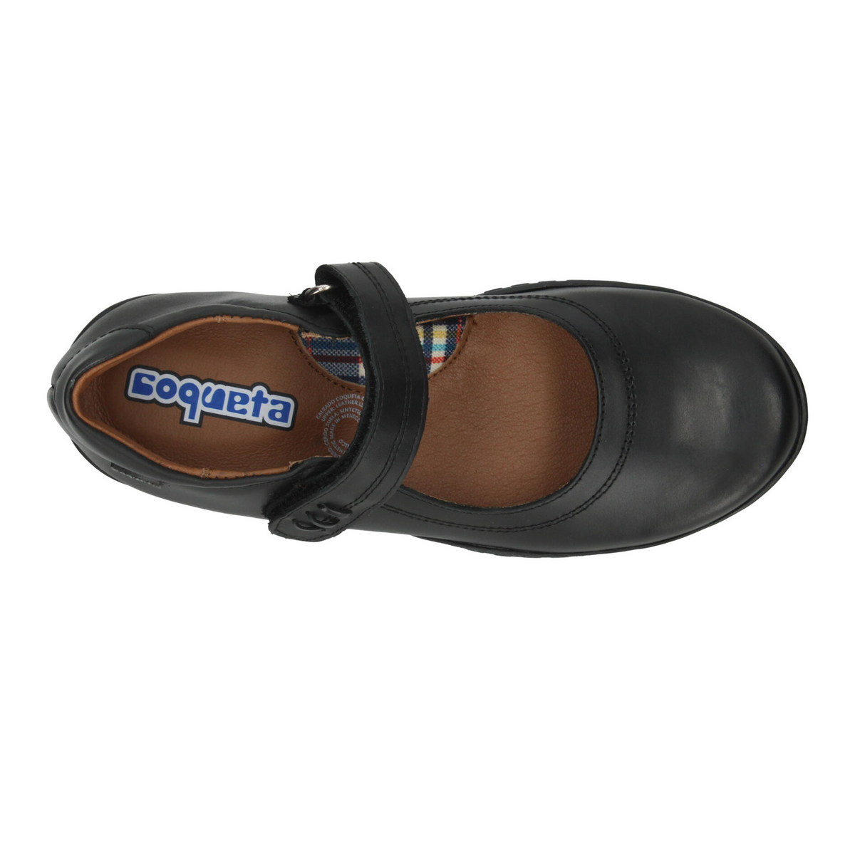 Zapato Escolar Coqueta Niña Negro Escolar Infantil T22-26, foto 8 de 10