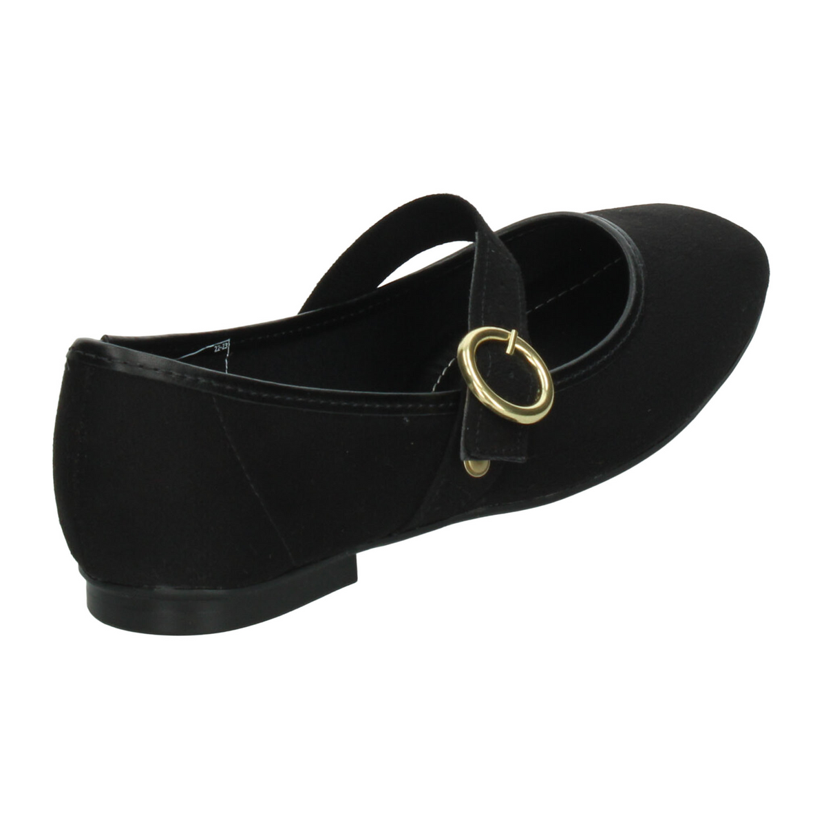 Flats Moleca Dama Negro Casual Mary Jane Hebilla Mujer, foto 3 de 10
