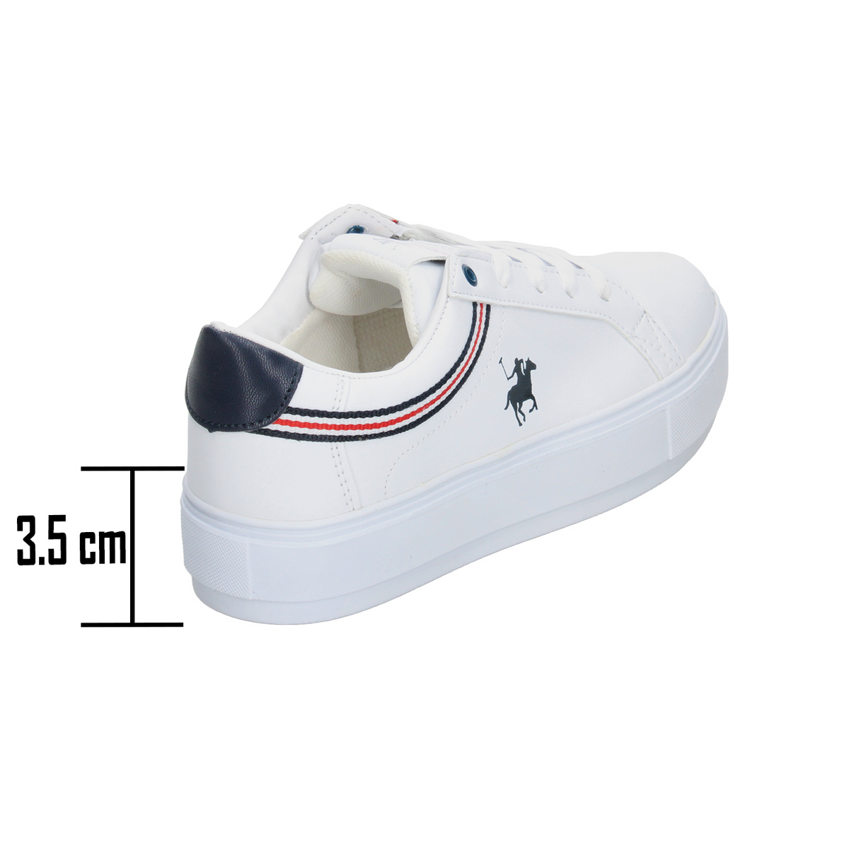 Tenis Polo Blanco para Mujer [PLO31], foto 3 de 10