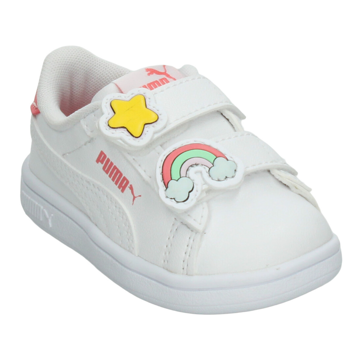 Tenis Puma Smash 3.0 Niña Blanco Escolar Casual Infantil T11-16, foto 4 de 10