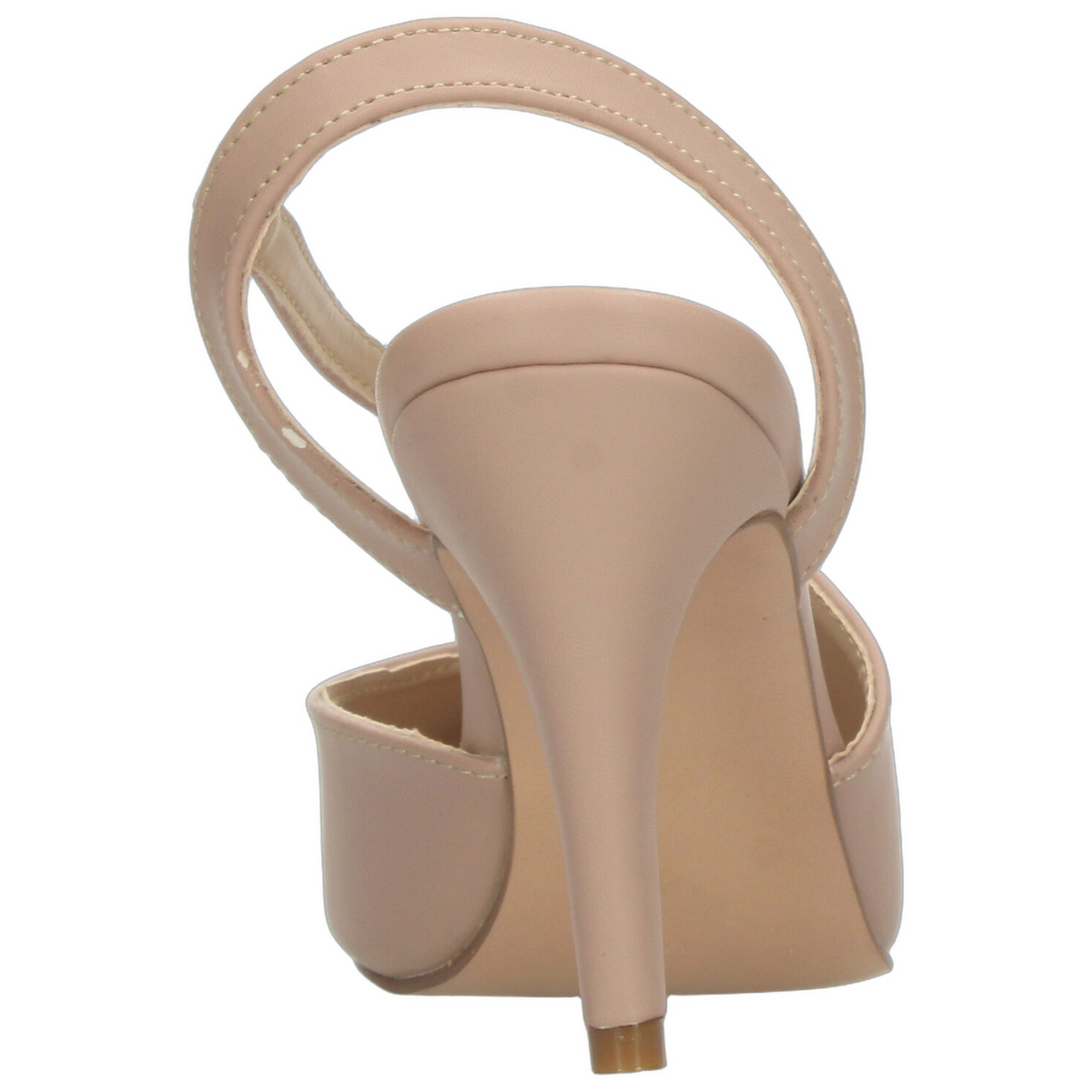 Zapatillas Paulina Dama Nude Formal Tacón Puntiagudo Mujer, foto 7 de 10