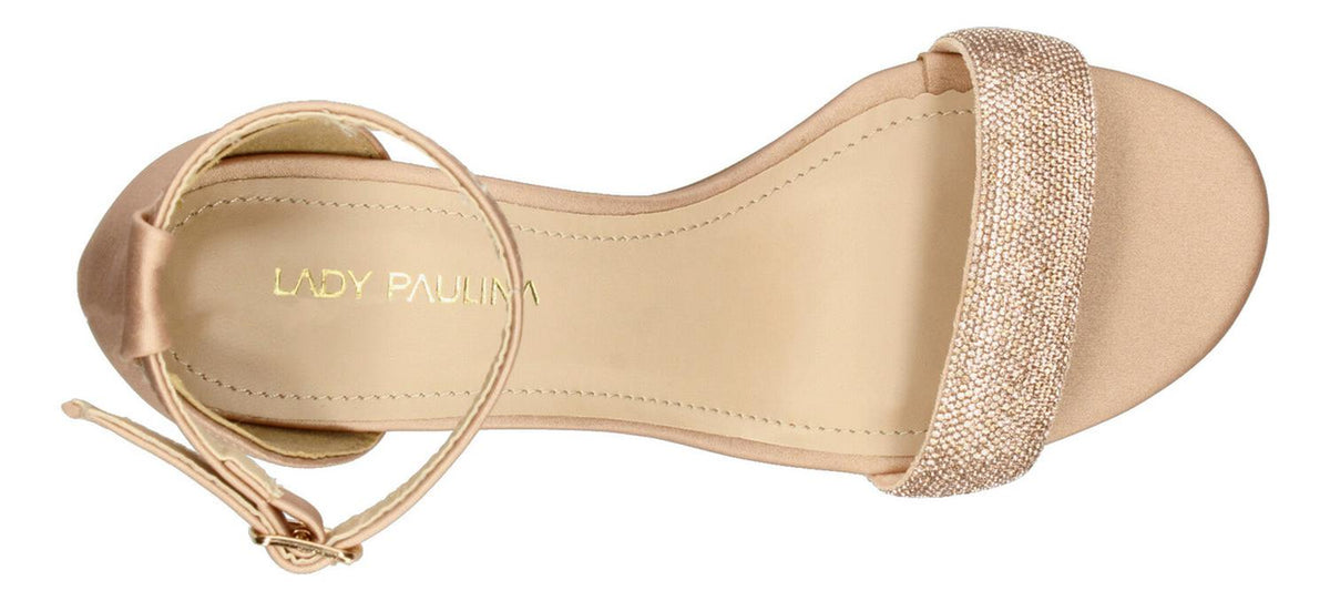 Sandalias De Fiesta Paulina Rose Gold Para Mujer [pau1025], foto 8 de 10