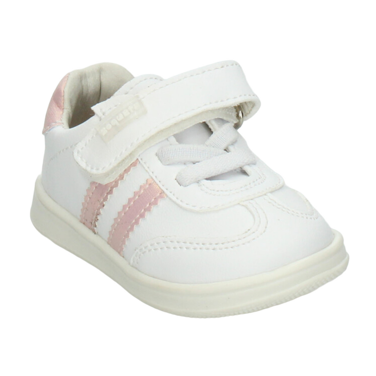 Tenis Coqueta Niña Blanco Casual Cinta Adhesiva Infantil T11-14, foto 4 de 10