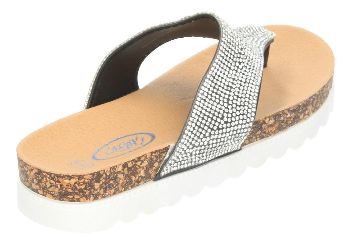 Sandalias Caray Para Mujer Fremont Negro [car386], foto 4 de 10