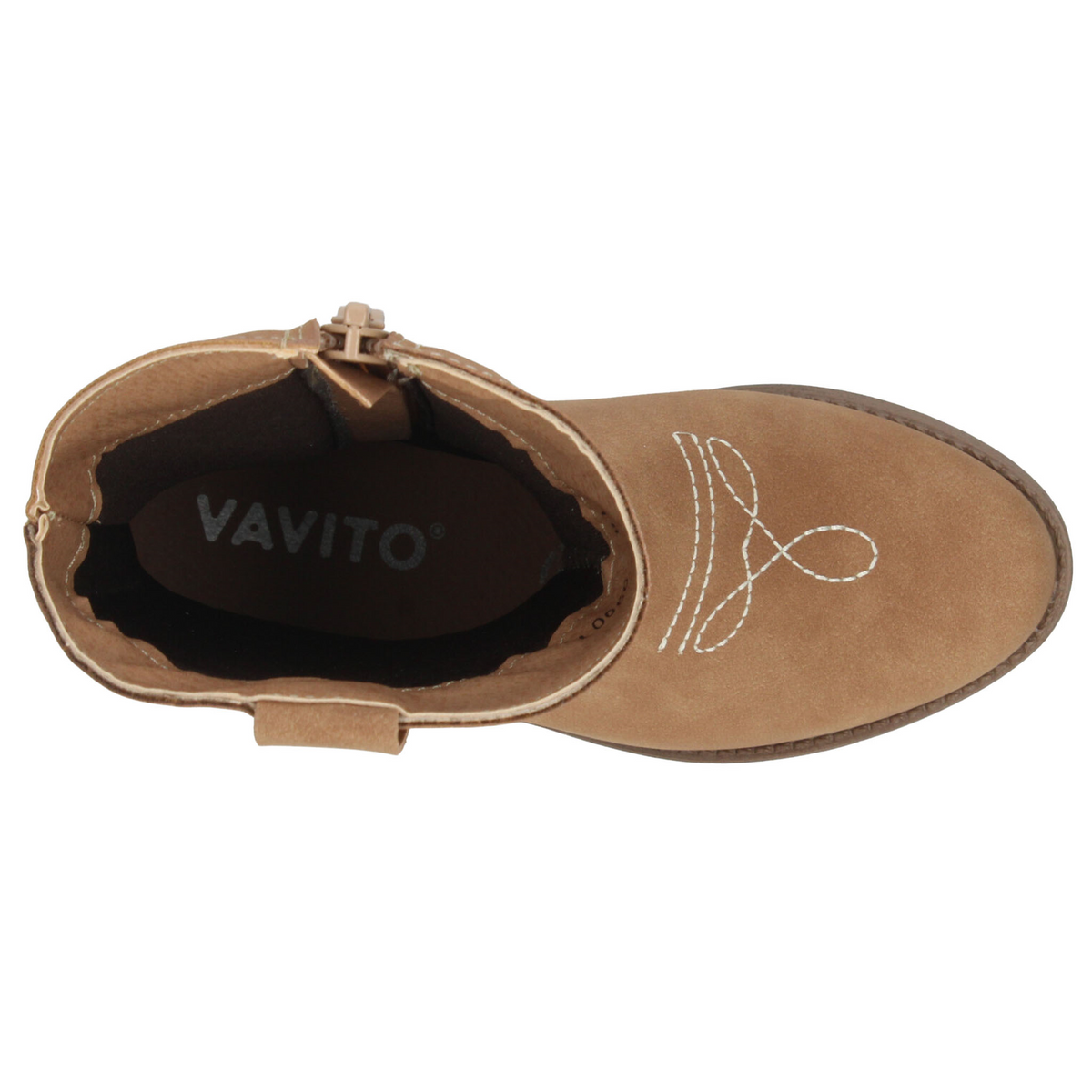 Bota Vavito Niña Camel Vaquera Casual Cierre Infantil T18-22, foto 8 de 10