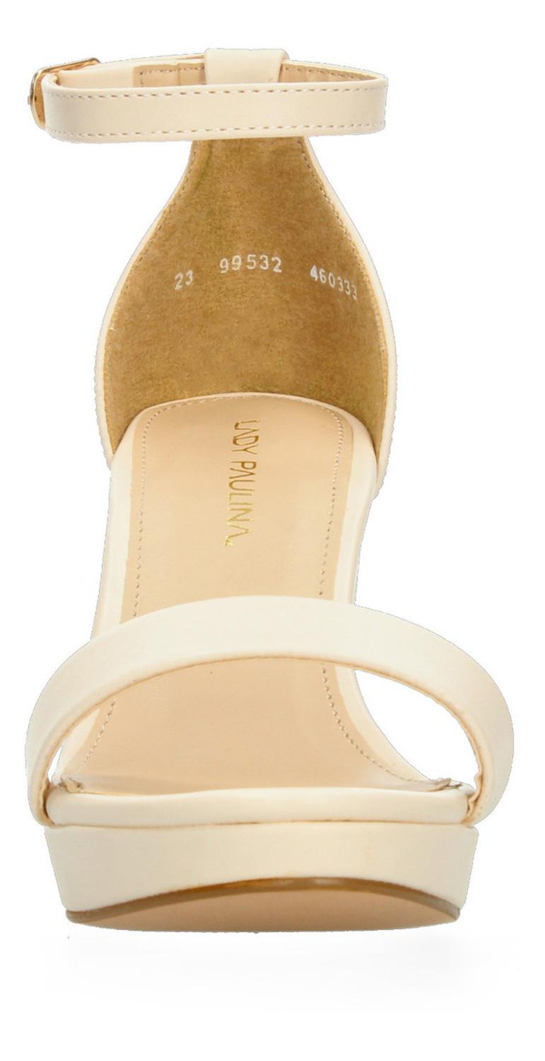 Sandalias Paulina Crema Para Mujer [pau923], foto 6 de 10