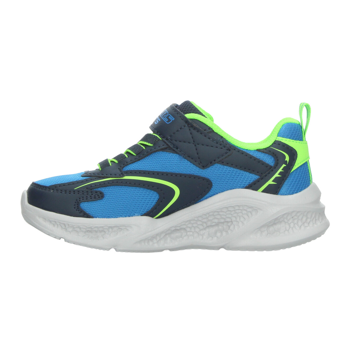 Tenis Skechers S-Lights Niño Azul Deportivo Luz Led Infantil T17-22, foto 5 de 10
