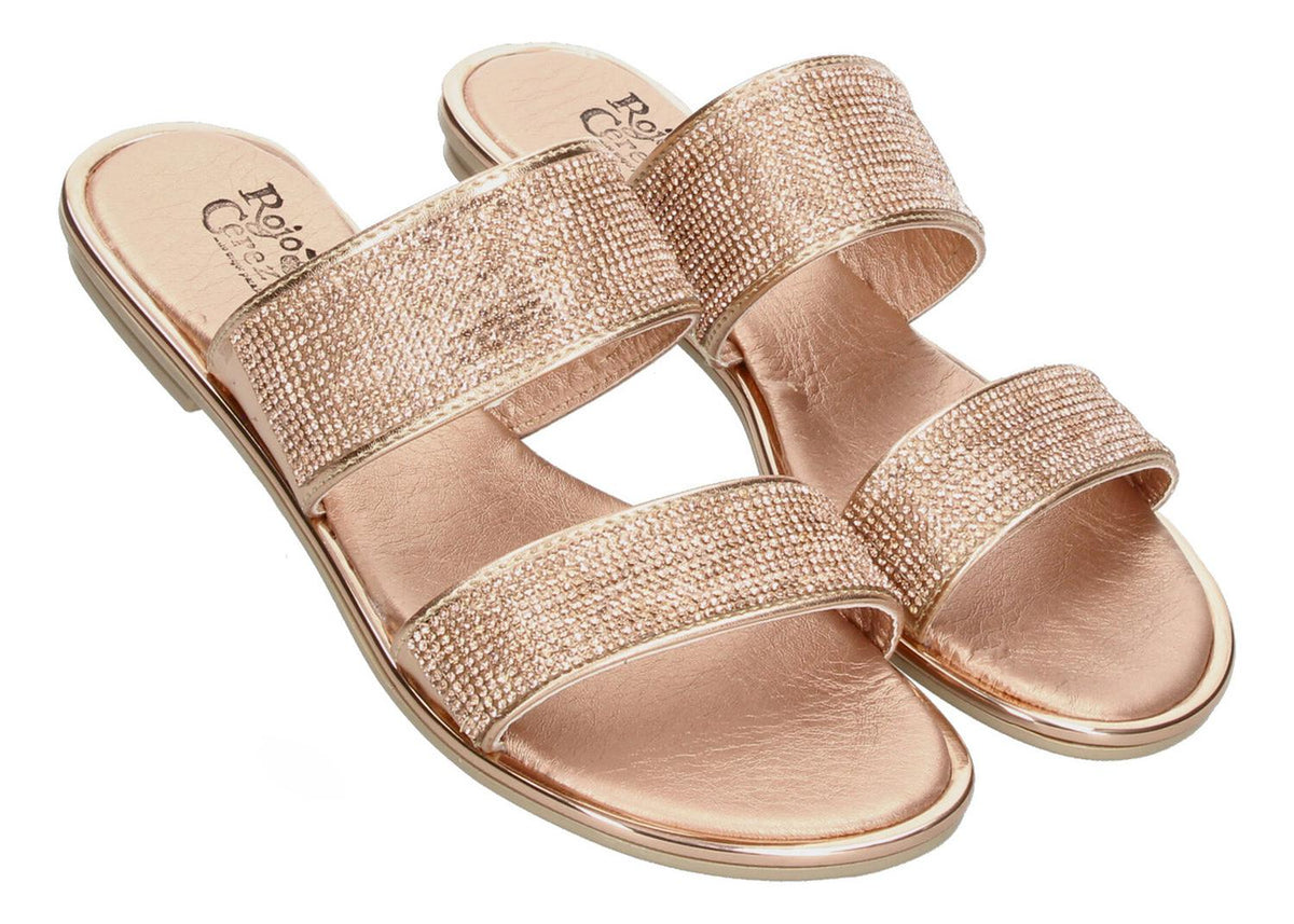 Sandalias Rojo Cereza Rose Gold Para Mujer [rce63], foto 3 de 10