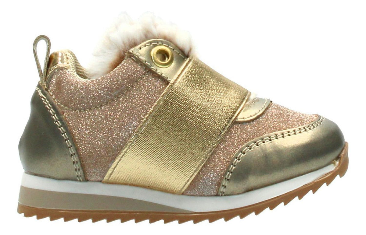 Tenis Mini Burbujas Para Niña 28-884-m27 Dorado [mnb168], foto 1 de 6