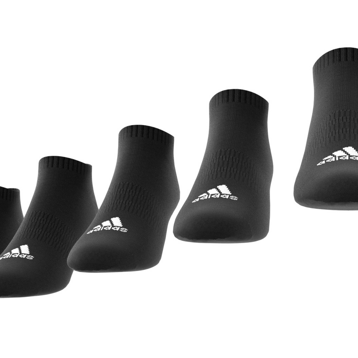 Calcetas Adidas Dama Negro Acolchados 6 Pares Tobillo Mujer, foto 5 de 10